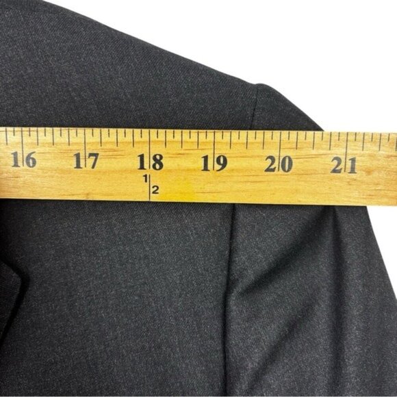 Ermenegildo Zegna Saks Fifth Ave Black Single Button Men’s Luxury Wool Blazer 56 - Picture 8 of 11